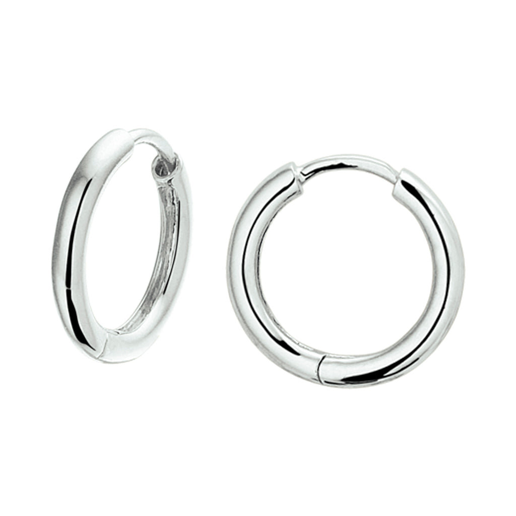 Oorringen 2,0 mm voor oorringhangers zilver gerhodineerd