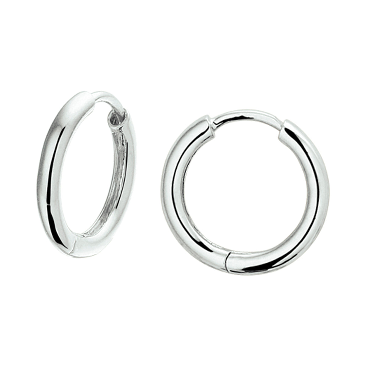 Oorringen 2,0 mm voor oorringhangers zilver gerhodineerd