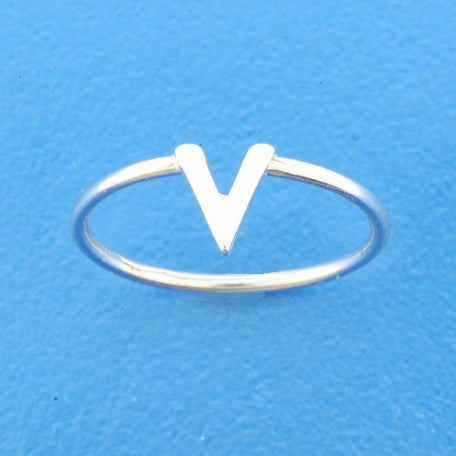 Ring v zilver gerhodineerd