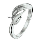 Ring zilver gerhodineerd