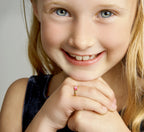 Ring hartjes zilver gerhodineerd