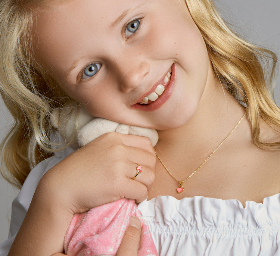 Ring hartjes zilver gerhodineerd