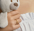 Ring kroon zirkonia zilver gerhodineerd