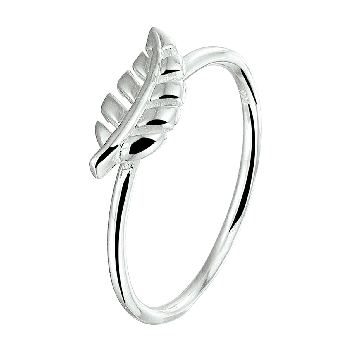 Ring veer zilver gerhodineerd