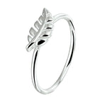 Ring veer zilver gerhodineerd