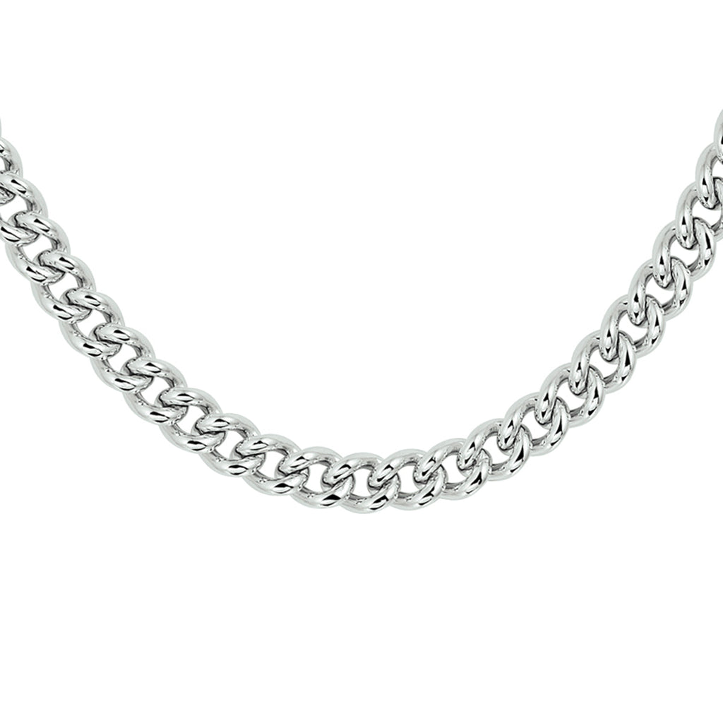 Gourmette 7,1 mm zilver gerhodineerd