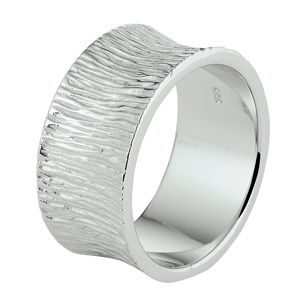 Ring zilver gerhodineerd