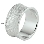Ring zilver gerhodineerd