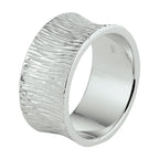 Ring zilver gerhodineerd