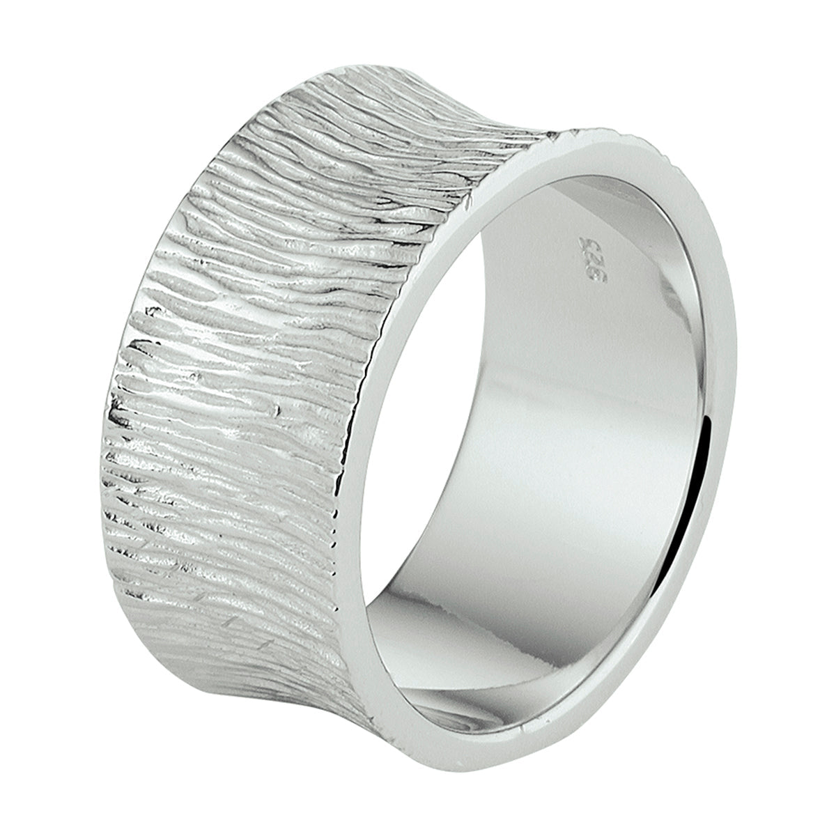 Ring zilver gerhodineerd