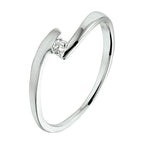 Ring zirkonia zilver gerhodineerd