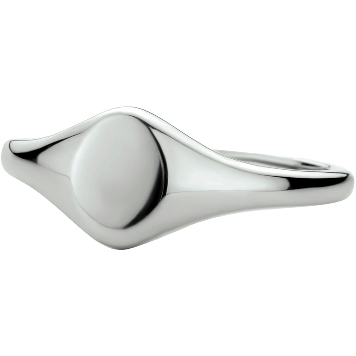 Graveerring zilver gerhodineerd