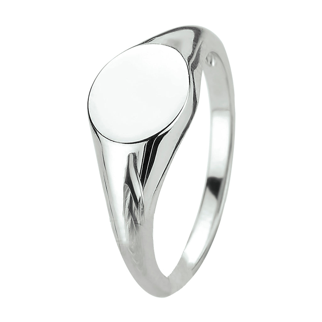 Graveerring zilver gerhodineerd