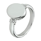 Graveerring zilver gerhodineerd