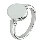 Graveerring zilver gerhodineerd