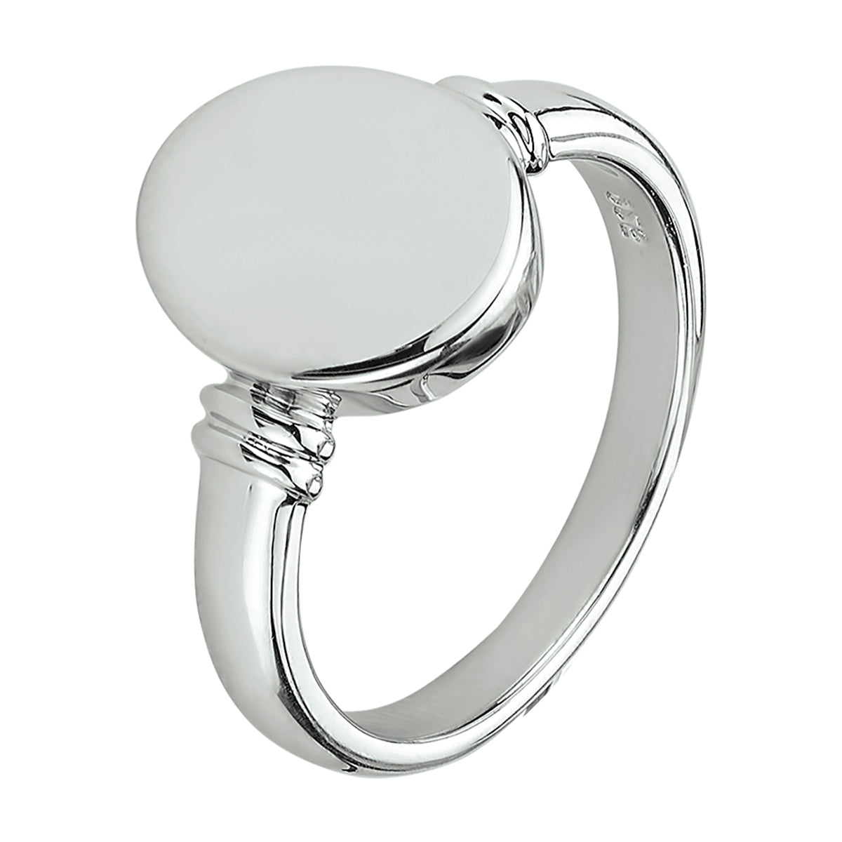 Graveerring zilver gerhodineerd