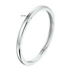 Aanschuifring zilver gerhodineerd