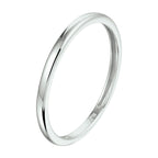 Aanschuifring zilver gerhodineerd