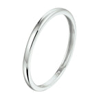 Aanschuifring zilver gerhodineerd