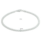 Tennisarmband zirkonia 2,5 mm zilver gerhodineerd