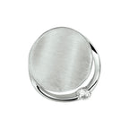 Hanger zirkonia poli/mat zilver gerhodineerd