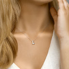 Hanger zirkonia poli/mat zilver gerhodineerd