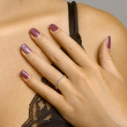 Aanschuifring zilver gerhodineerd