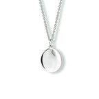 Graveercollier ovaal 40 - 42 - 44 cm zilver gerhodineerd