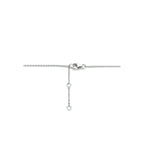 Graveercollier ovaal 40 - 42 - 44 cm zilver gerhodineerd