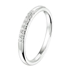 Ring zirkonia zilver gerhodineerd