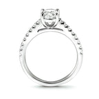 Ring zirkonia zilver gerhodineerd