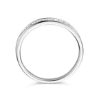 Ring zirkonia zilver gerhodineerd