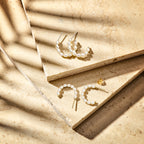 Stekeroorringen parel zilver gerhodineerd