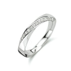 Ring zirkonia zilver gerhodineerd