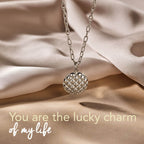 Collier rondje 42 + 3 cm zilver gerhodineerd