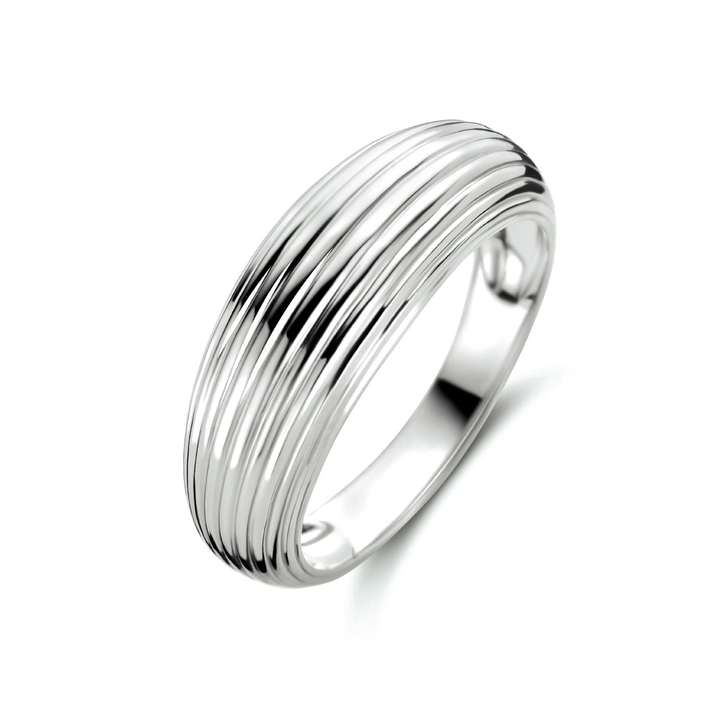 Ring zilver gerhodineerd
