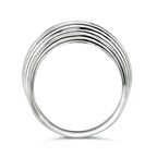 Ring zilver gerhodineerd