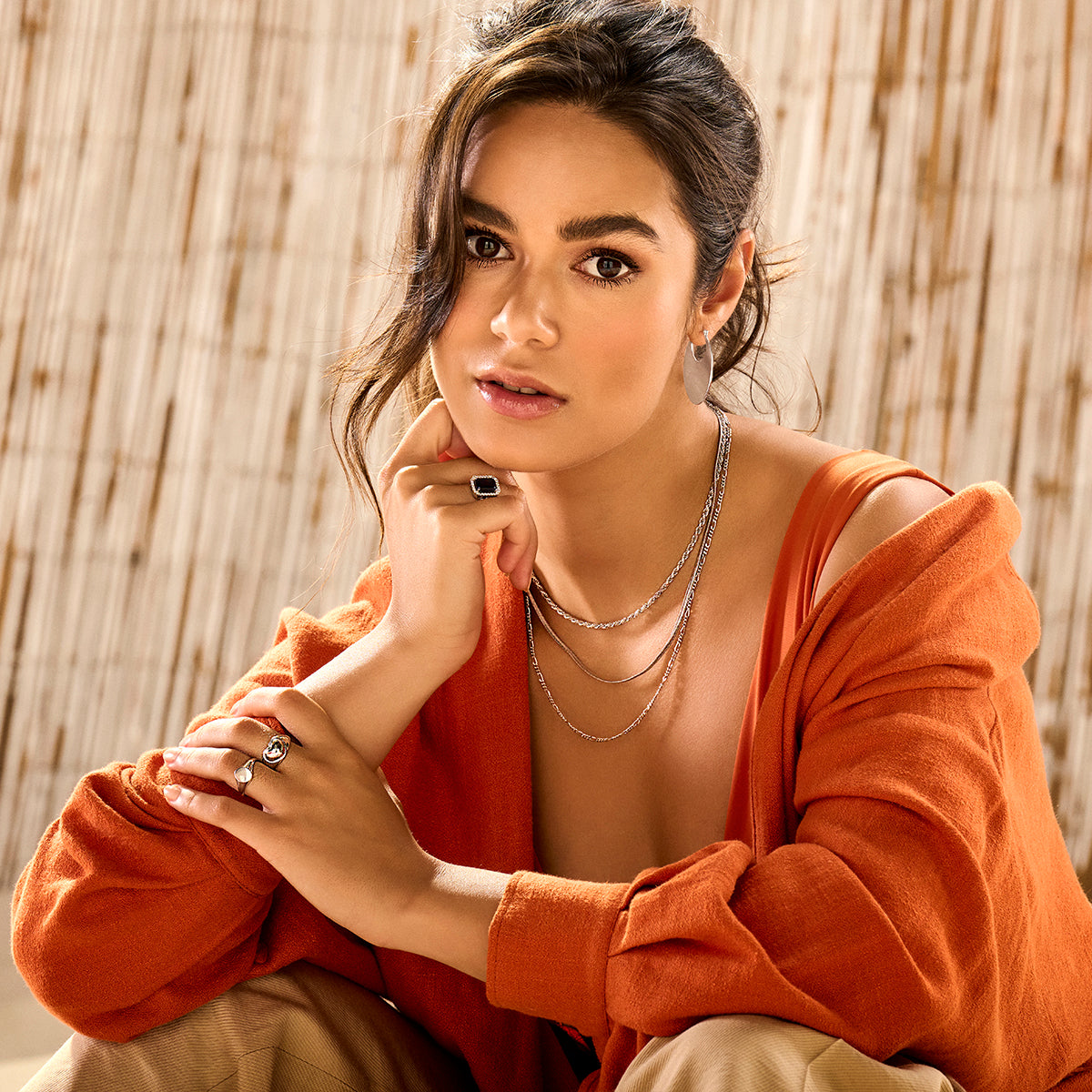 Ring hart zilver gerhodineerd