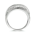 Ring zirkonia zilver gerhodineerd