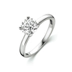 Ring zirkonia zilver gerhodineerd