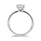 Ring zirkonia zilver gerhodineerd