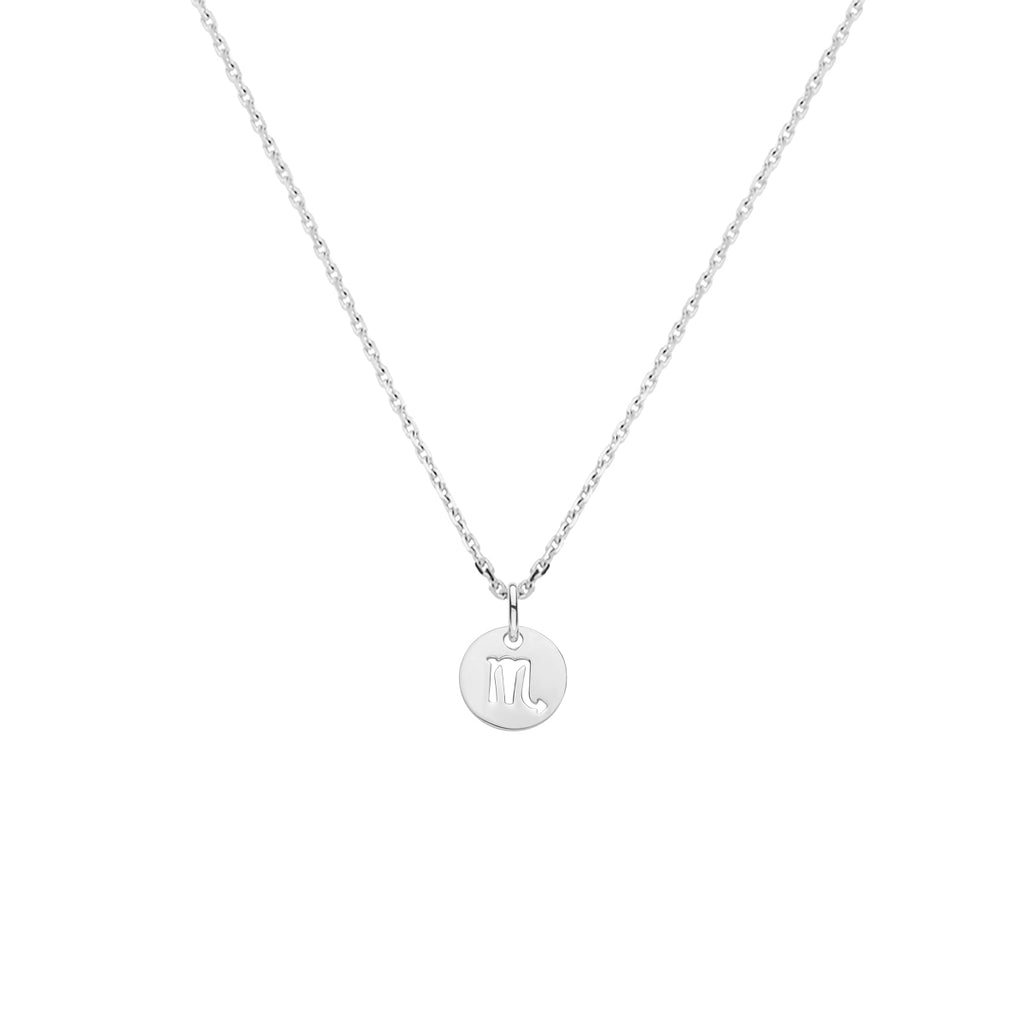 Collier sterrenbeeld 41 + 4 cm zilver gerhodineerd