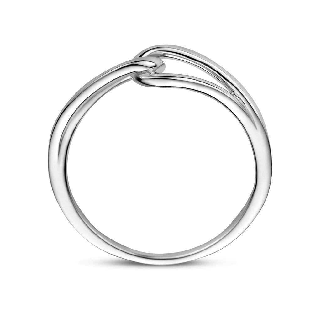Ring zilver gerhodineerd