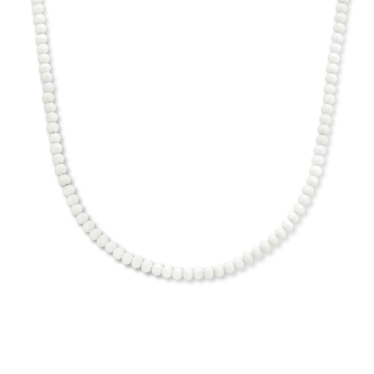 Collier 3,0 mm 40 + 4 cm zilver gerhodineerd
