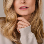 Ring zirkonia zilver gerhodineerd