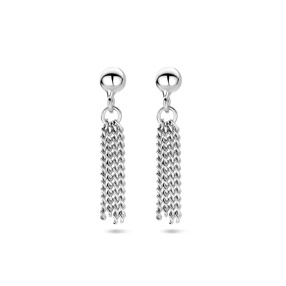 Oorhangers zilver gerhodineerd