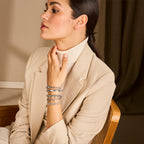 Vossestaart 6,0 mm zilver gerhodineerd