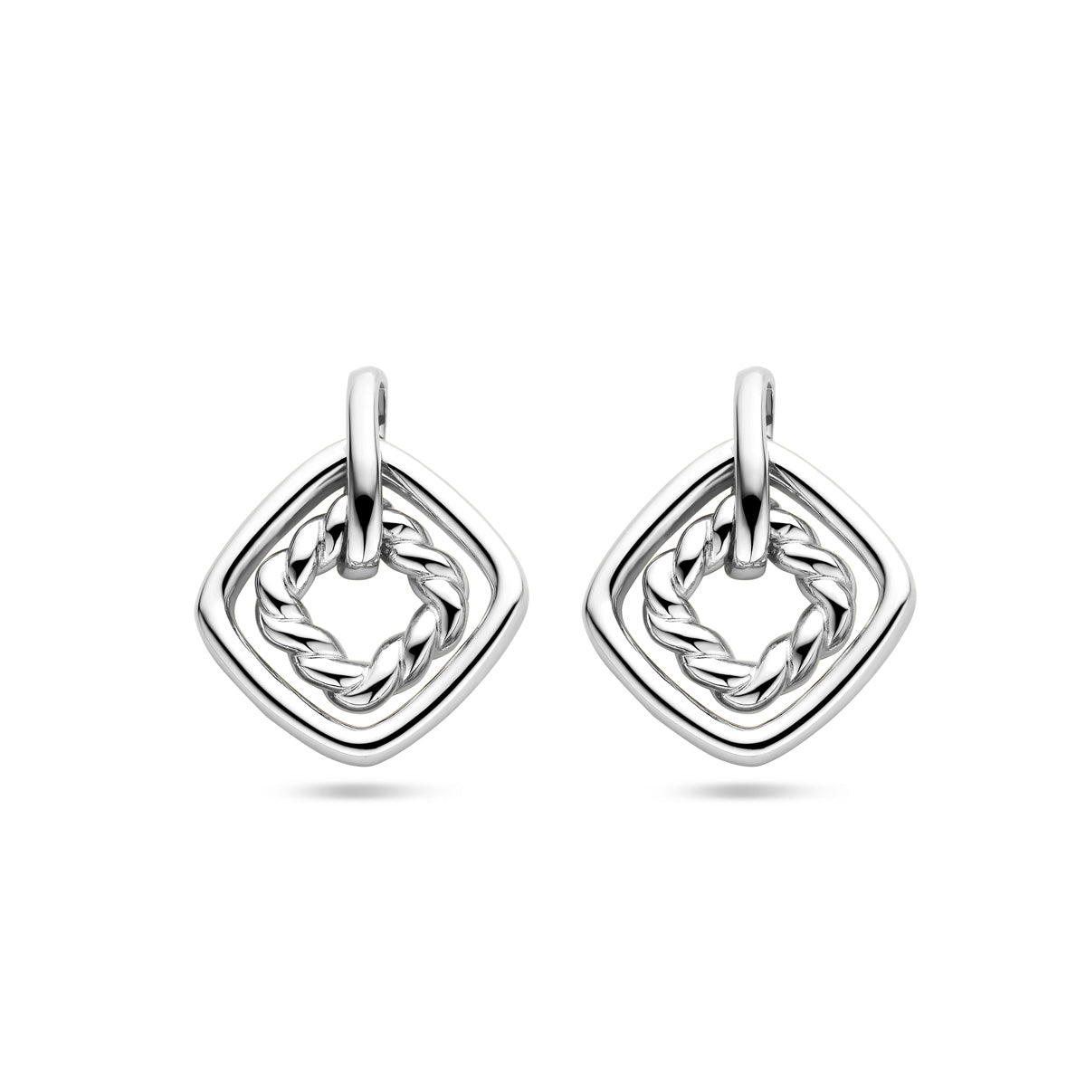 Oorhangers zilver gerhodineerd