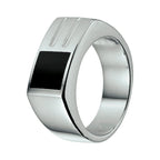 Ring onyx zilver gerhodineerd