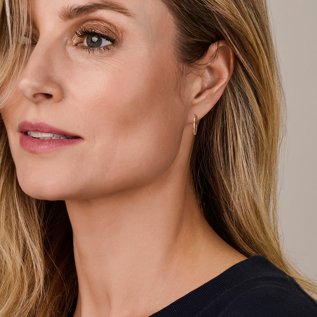 Oorringen ronde buis 1,5 mm zilver gerhodineerd